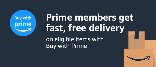 All orders qualify for Buy with Prime Fast, Free Delivery